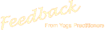 Feedback From Yoga Practitioners
